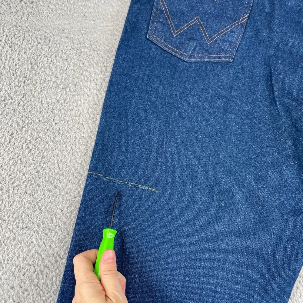 Wrangler Jeans Mens 38x36 Blue Cowboy Cut 13MWZ Original Fit Straight Leg Denim